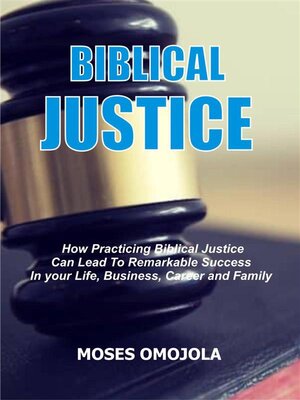 cover image of Biblical justice